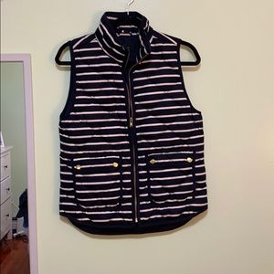 J. Crew Striped Vest